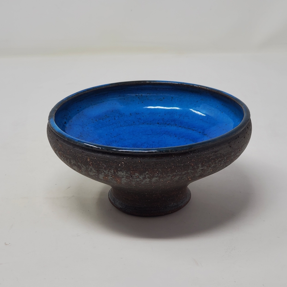 Vintage Kähpler for Herman Kähler Denmark 5.5" Footed Pottery Bowl 12SRL008